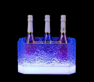 Custom acrylic led light champagne barrel ktv beer barrel bar wine barrel EDK-026