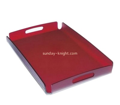 Perspex display manufacturer custom acrylic canteen serving tray HCK-196