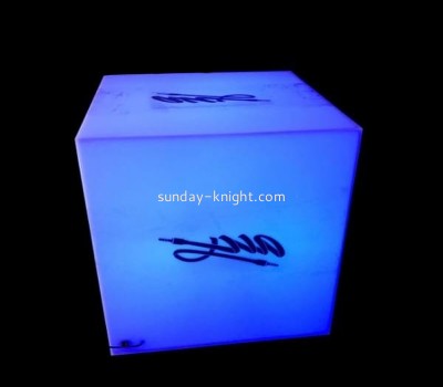 Customized plexiglass advertising light box silk screen light box remote control color change LDK-085