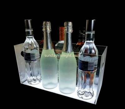 Custom acrylic luminous champagne ice bucket props for wine bottle LDK-086