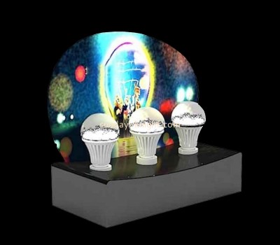 Perspex products supplier custom acrylic LED bulb display stand LDK-109