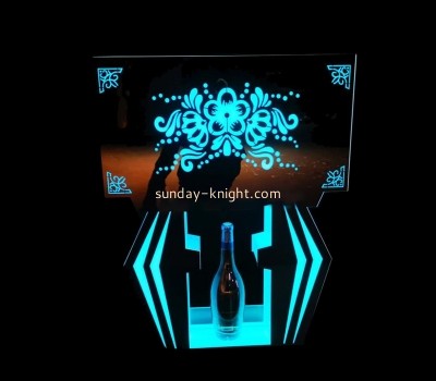 Perspex item supplier custom acrylic LED champagne luminous wine seat LDK-111