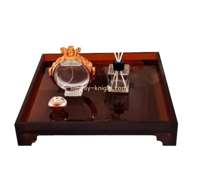 China acrylic supplier custom plexiglass desk organizer tray STK-277