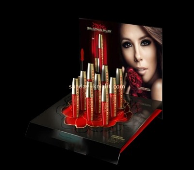 Perspex display manufacturer custom acrylic lipstick lip glaze eye shadow display rack MDK-470