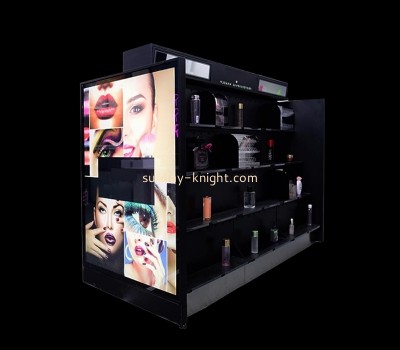 China perspex manufacturer custom plexiglass shopping mall makeup display stand MDK-468