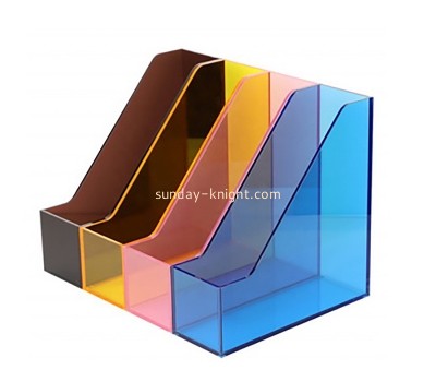 Acrylic manufacturer customize colorful plexiglass document holder BHK-811