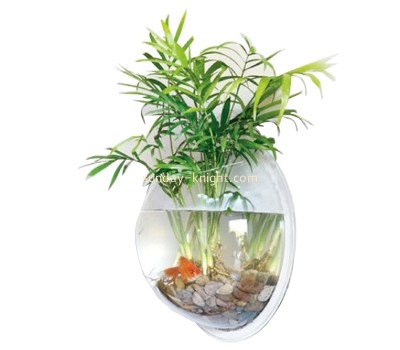 Plexiglass boxes manufacturer custom acrylic wall decor plant pot fish tank FTK-034
