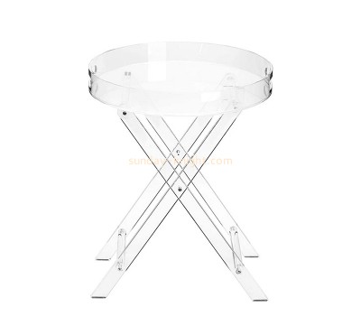 OEM supplier customized acrylic foldable tray table AFK-335