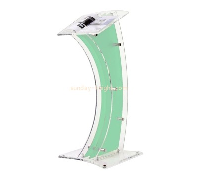 Acrylic display manufacturer custom plexiglass podium pulpits for churches, speeches, weedings AFK-339