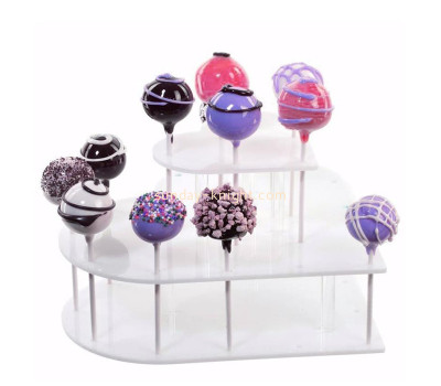 Plexiglass display supplier custom acrylic cake pop display stand FSK-204