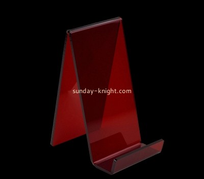Acrylic display manufacturer custom plexiglass cell phone display rack perspex smart phone holder CPK-125