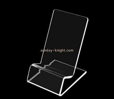 Acrylic display supplier custom plexiglass phone stand lucite smart phone holder CPK-130