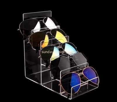 China plexiglass manufacturer custom acrylic 5 tiers sunglasses display rack SDK-071