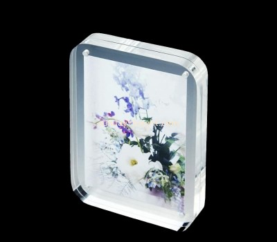 Acrylic frame supplier custom plexiglass photo frame block APK-050