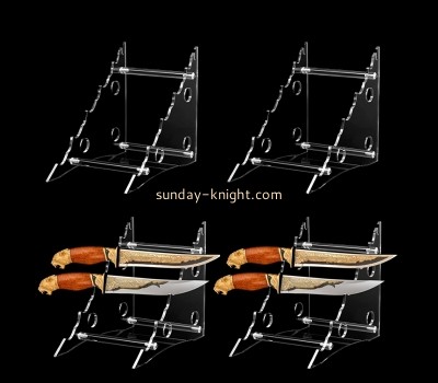 Customized acrylic knife display stand knife display knife holder ODK-035