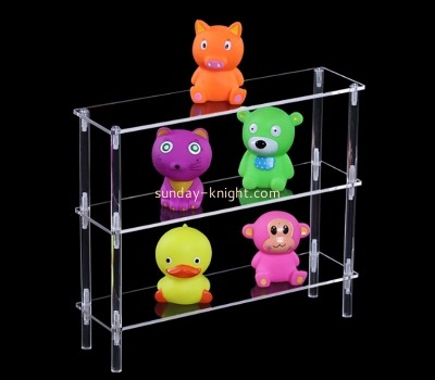 Acrylic item manufacturer custom perspex 3 tiers toys display stands ODK-1174