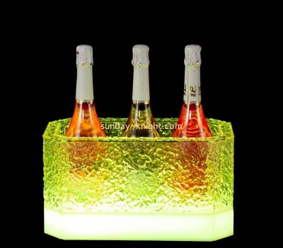 Custom acrylic ice bucket bar luminous ice bucket EDK-025