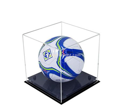 Plexiglass item supplier custom acrylic football dust-proof showcase DBK-1418