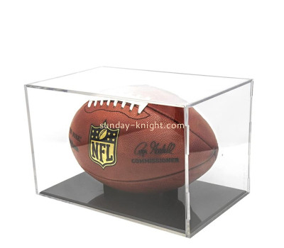 Perspex item supplier custom acrylic soccer football showcase DBK-1422