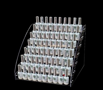 Lucite display supplier custom acrylic 7 tiers nail varnish bottle holders MDK-473