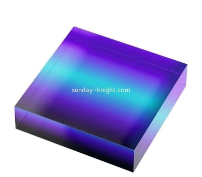 Acrylic display manufacturer custom color plexiglass block ABK-224