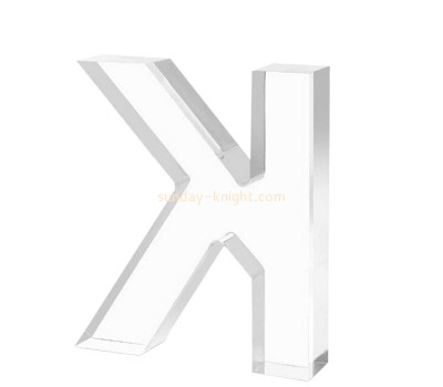 Plexiglass display supplier custom acrylic letter block ABK-227