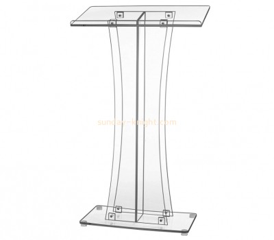 China acrylic manufacturer custom plexiglass professional presentation podiums AFK-352