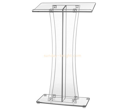 China acrylic manufacturer custom plexiglass professional presentation podiums AFK-352