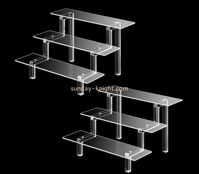 China lucite manufacturer custom acrylic risers for display foot wears SSK-045