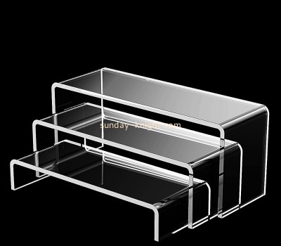 Plexiglass products supplier custom acrylic 3 tiers sunglasses display risers SDK-078