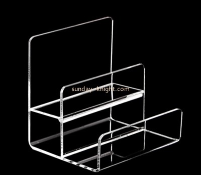 Plexiglass item supplier custom acrylic 2 tiers display shelf for sunglasses SDK-080