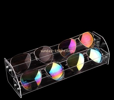 Perspex item manufacturer custom plexiglass 2 tiers sunglasses display holders SDK-083