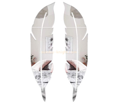 Acrylic products supplier custom 3D acrylic mirror wall decor stickers MAK-111
