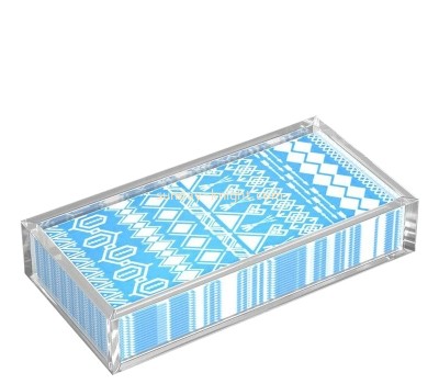 Lucite item supplier custom acrylic hotel restaurant paper towel holder HCK-209