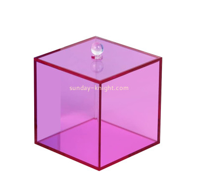 Lucite box supplier custom acrylic coffee bean storage box AHK-068