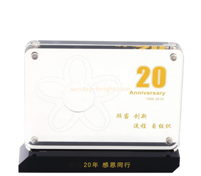 Custom acrylic commemorative medal ABK-237