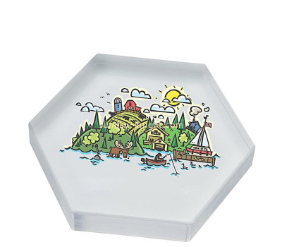 Custom acrylic high-end paper weights ABK-238