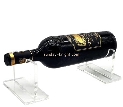 Custom acrylic counter top wine bottle holder WDK-240
