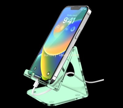 Custom acrylic smart phone bedside stand holder CPK-154