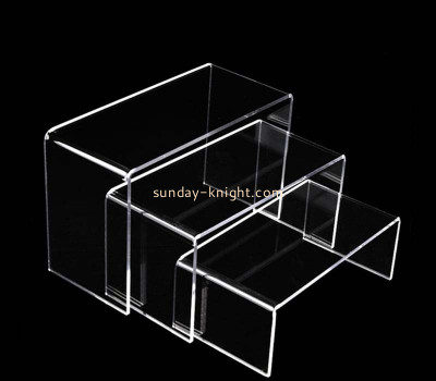 Custom acrylic retail shop display risers ODK-1187