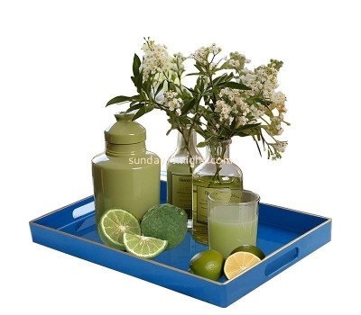 Custom wholesale acrylic decorative tray STK-297