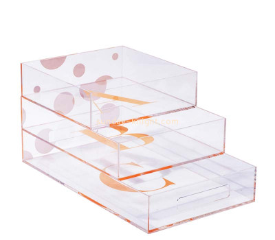Custom wholesale acrylic stackable organizer HCK-222