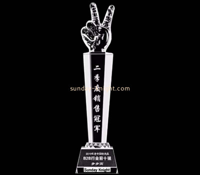 Custom wholesale acrylic sales champion awards ATK-093