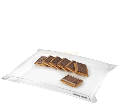 Wholesale custom acrylic biscuit tray for party STK-323