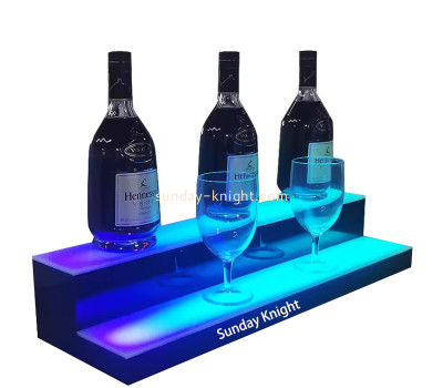 Wholesale custom acrylic led bottles display stand WDK-269