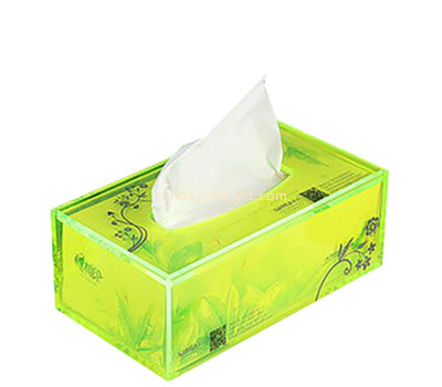 Wholesale custom acrylic tissue paper box AHK-096