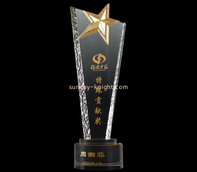 Wholesale custom acrylic appreciation trophy ATK-106