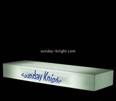 Wholesale custom acrylic LED advertising logo sign box EDK-118