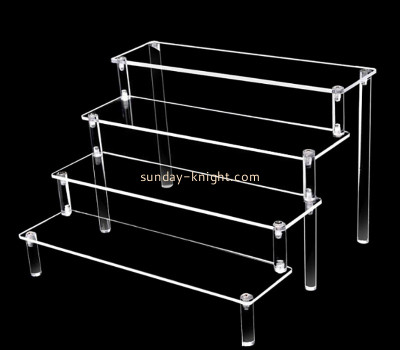Wholesale custom acrylic 4 tiers shoe display risers SSK-060