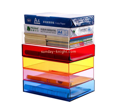 Wholesale custom acrylic horizontal file holder BHK-897